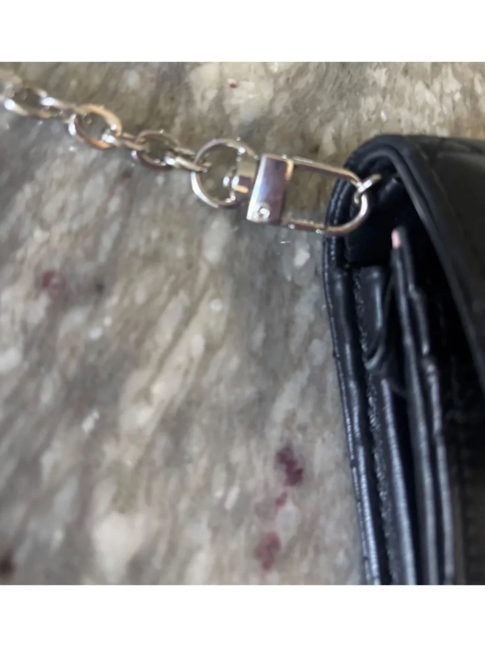 CHRISTIAN DIOR CANNAGE WALLET on Chain Lambskin AUTHENTIC